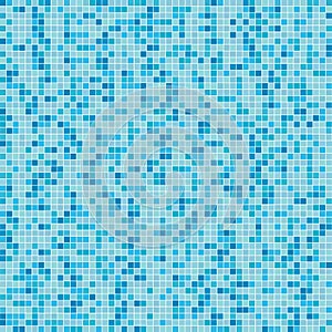 Blue mosaic background (Vector)