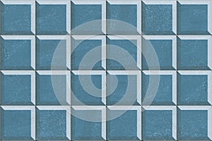 Blue mosaic ceramic marble tile abstract natural design background and wall decor illustrations.