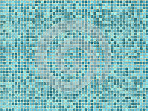 Azul mosaico losas 