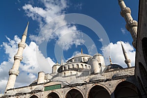 The Blue Mosque and blue sky
