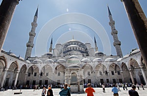 Blue Mosque Courtyard Istanbul