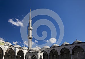 Blue mosque courtyard / Istanbul