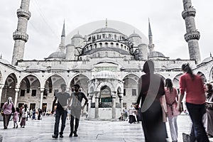 BLUE MOSQUE COURTYARD