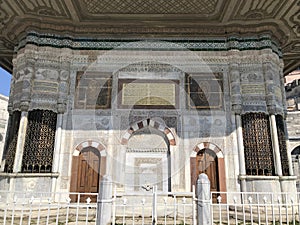 Blue mosque and Hagia Sophia Museum / istanbul historical city photo