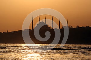 The Blue Mosque, Istanbul, sunset