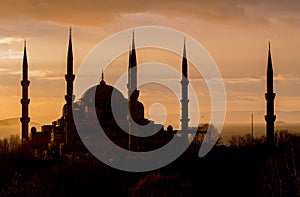 Blue mosque in Istanbul, Turkey