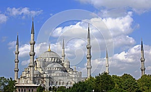 Blue Mosque in Istanbul, Turkey photo