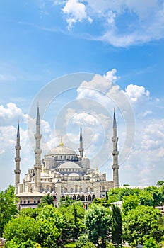 The Blue Mosque in Istanbul Turkey