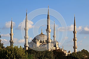 The Blue Mosque, Istanbul, Turkey.