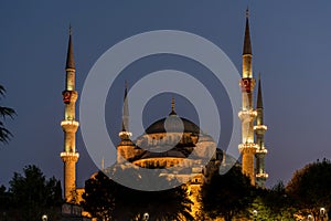 Blue Mosque in Istanbul, Turkey