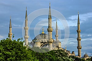 Blue mosque in Istanbul, Turkey.