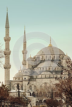 The Blue Mosque Istanbul, Turkey. Sultanahmet Camii.