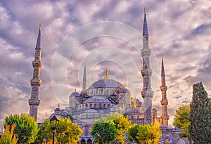 Blue mosque photo