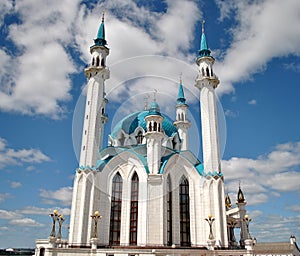 The Blue Mosque Kul Sharif Mosque in Kazan, Russia