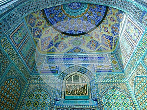 The Blue Mosque  at Mazar-e Sharif, northern Afghanistan