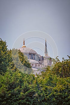 The Blue Mosque is one of the most beautiful mosques in Istanbul, Turkey