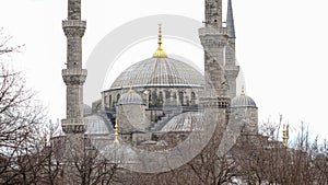 `The Blue Mosque` Sultan Ahmed Mosque in Istanbul, Turkey.