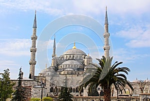 The Blue Mosque, Sultan Ahmed Mosque, Istanbul, Turkey