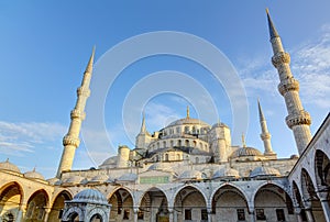 Blue mosque (Sultan Ahmed Mosque), Istanbul, Turkey