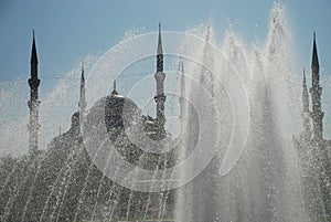 Blue mosque (Sultan Ahmet Cami), Istanbul, Turkey