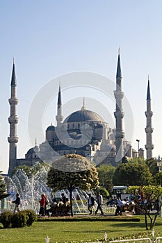 Blue mosque (sultanahmet) photo