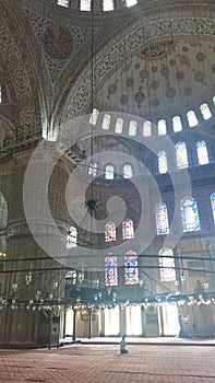 Blue Mosque, Sultanahmet Camii, detail of Istanbul, Turkey