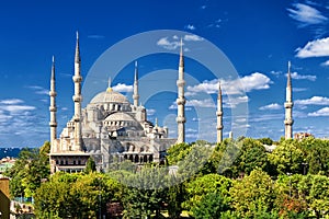 Blue Mosque, Sultanahmet, Istanbul, Turkey