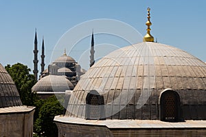 Blue Mosque in a sunny day