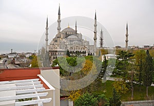 Blue mosque in the winter, Istambul.