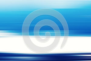 Blue motion blur abstract background. Abstract beach. Abstract ocean water. Technology motion background