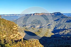 Blue Mountains, Australia. View of Mount Solitary