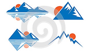 Blue mountains emblem