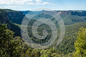 Blue Mountains of NSW from Govetts Leap, Blackheath, Australia