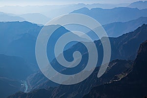 Blue Mountains in Western Yunnan