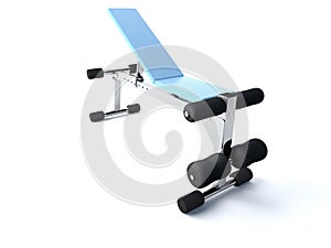 Blue multifunctional bench