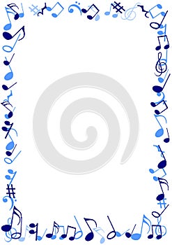 Blue Music frame