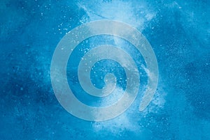 Blue muslin background.