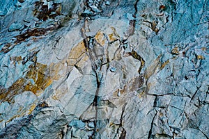 Blue natural rock texture