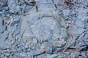 Blue natural rock texture