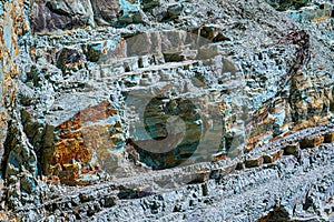 Blue natural rock texture