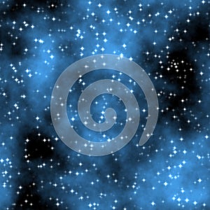 Blue nebula