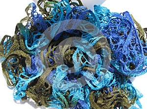 Blue netted background