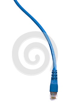 Blue network cable