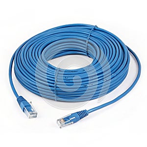 Blue Network Cable CCTV Wire