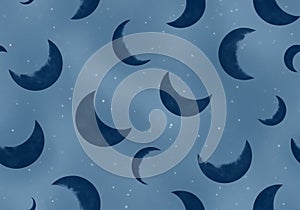 The background includes small scattered stars, adding a celestial effect