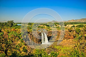 Blue Nile Falls near Bahir Dar Ethiopia