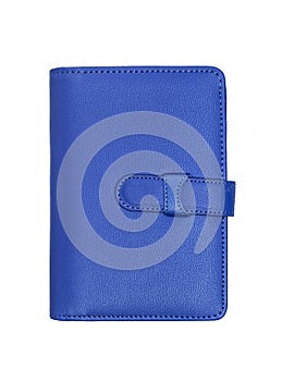 Blue Notebook Isolated On White
