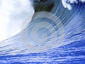 Blue Ocean Wave background