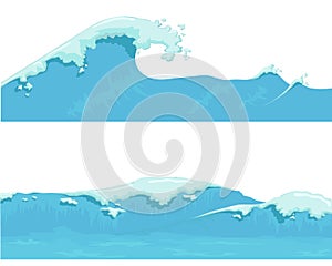 Blue Ocean Wave, giant wave