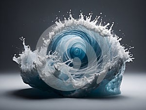 blue ocean waves splashing water abstract background